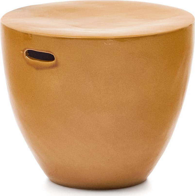Keramický kulatý zahradní odkládací stolek ø 46 cm Mesquida – Kave Home Kave Home