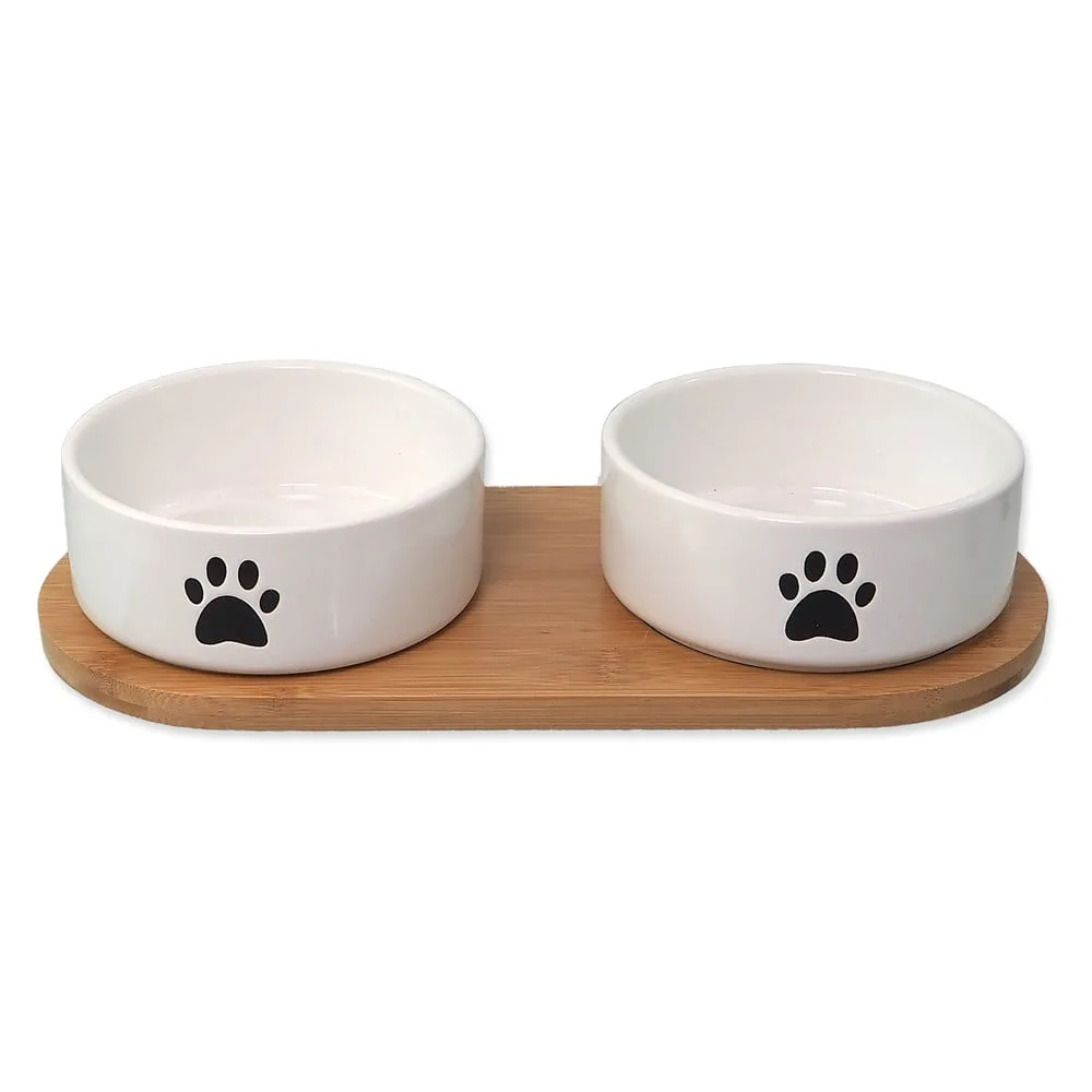 Keramický set misek s podstavcem pro psa ø Dog Fantasy – Plaček Pet Products