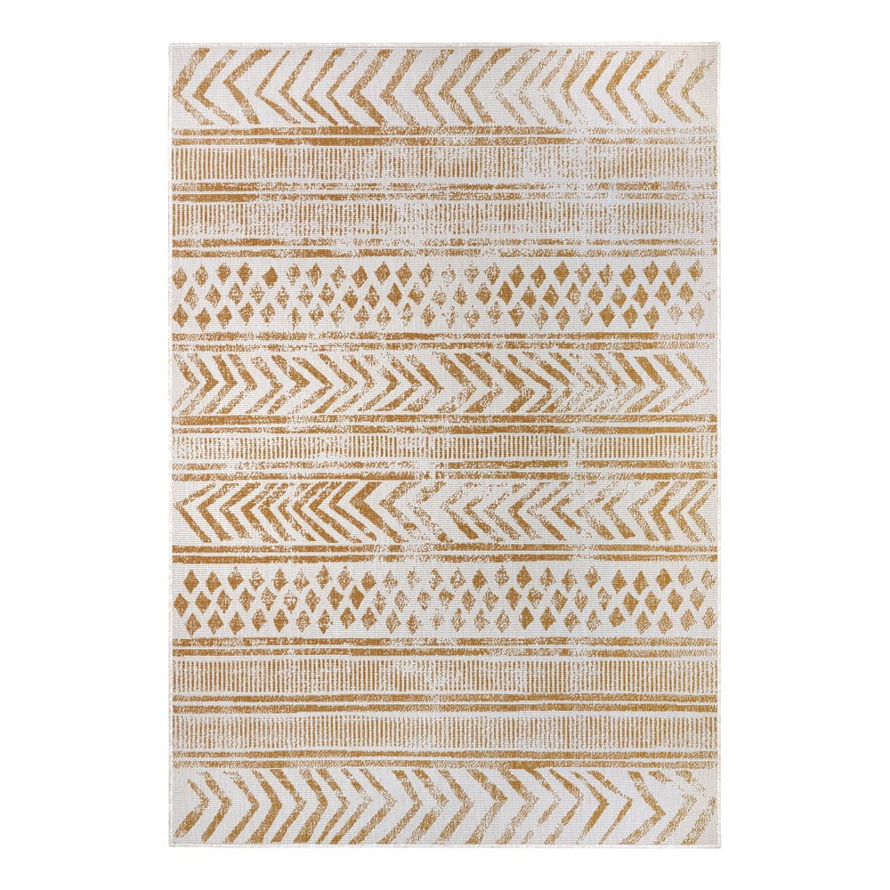 Okrově žluto-bílý venkovní koberec 80x150 cm Biri – NORTHRUGS NORTHRUGS