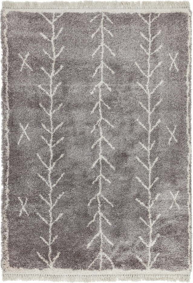 Šedý koberec 200x290 cm Rocco – Asiatic Carpets Asiatic Carpets