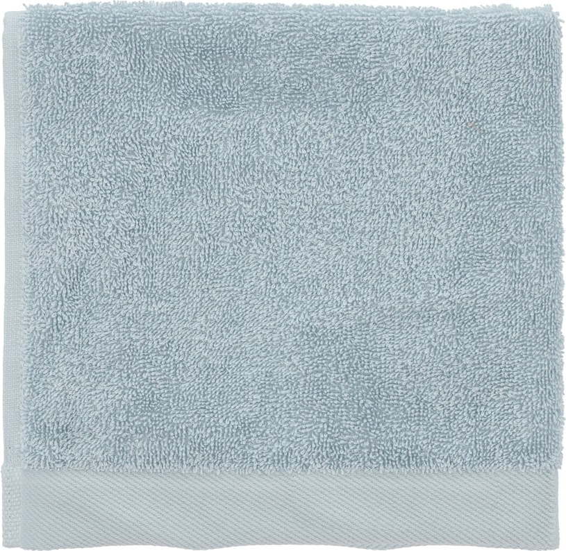 Světle modrý froté ručník z Bio bavlny 40x60 cm Comfort – Södahl Södahl