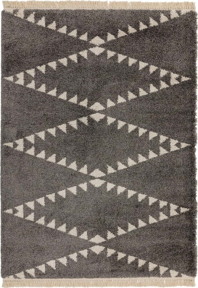Tmavě šedý koberec 120x170 cm Rocco – Asiatic Carpets Asiatic Carpets