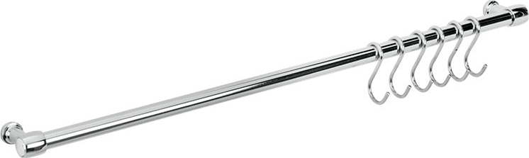 Závěsná tyč do kuchyně z pochromované oceli Lonardo – Metaltex Metaltex