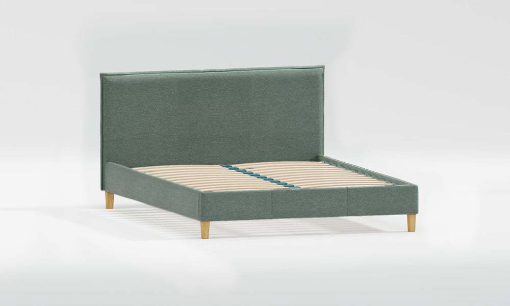 Zelená čalouněná dvoulůžková postel s roštem 140x200 cm Tina – Ropez Ropez