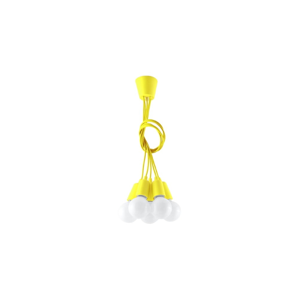 Žluté závěsné svítidlo ø 25 cm Rene – Nice Lamps Nice Lamps