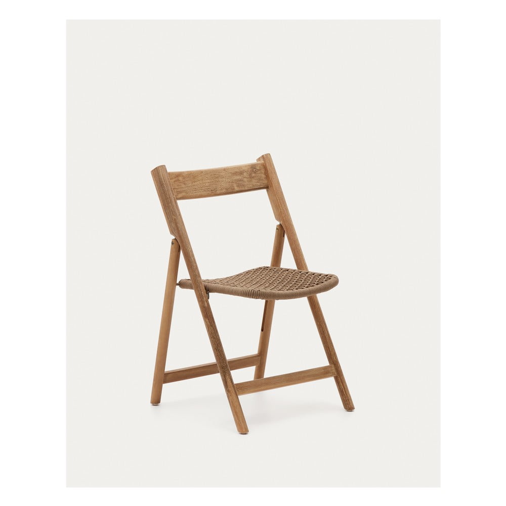 Dřevěná zahradní židle v hnědo-přírodní barvě Dandara – Kave Home Kave Home