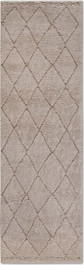 Béžový běhoun 80x240 cm Perrotin Beige – Elle Decoration Elle Decoration