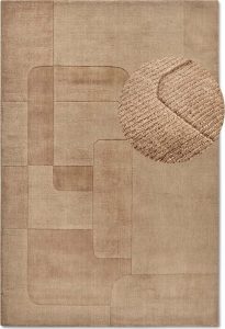 B&eacute;žov&yacute; ručně tkan&yacute; vlněn&yacute; koberec 80x150 cm Charlotte &ndash; Villeroy&Boch Villeroy & boch