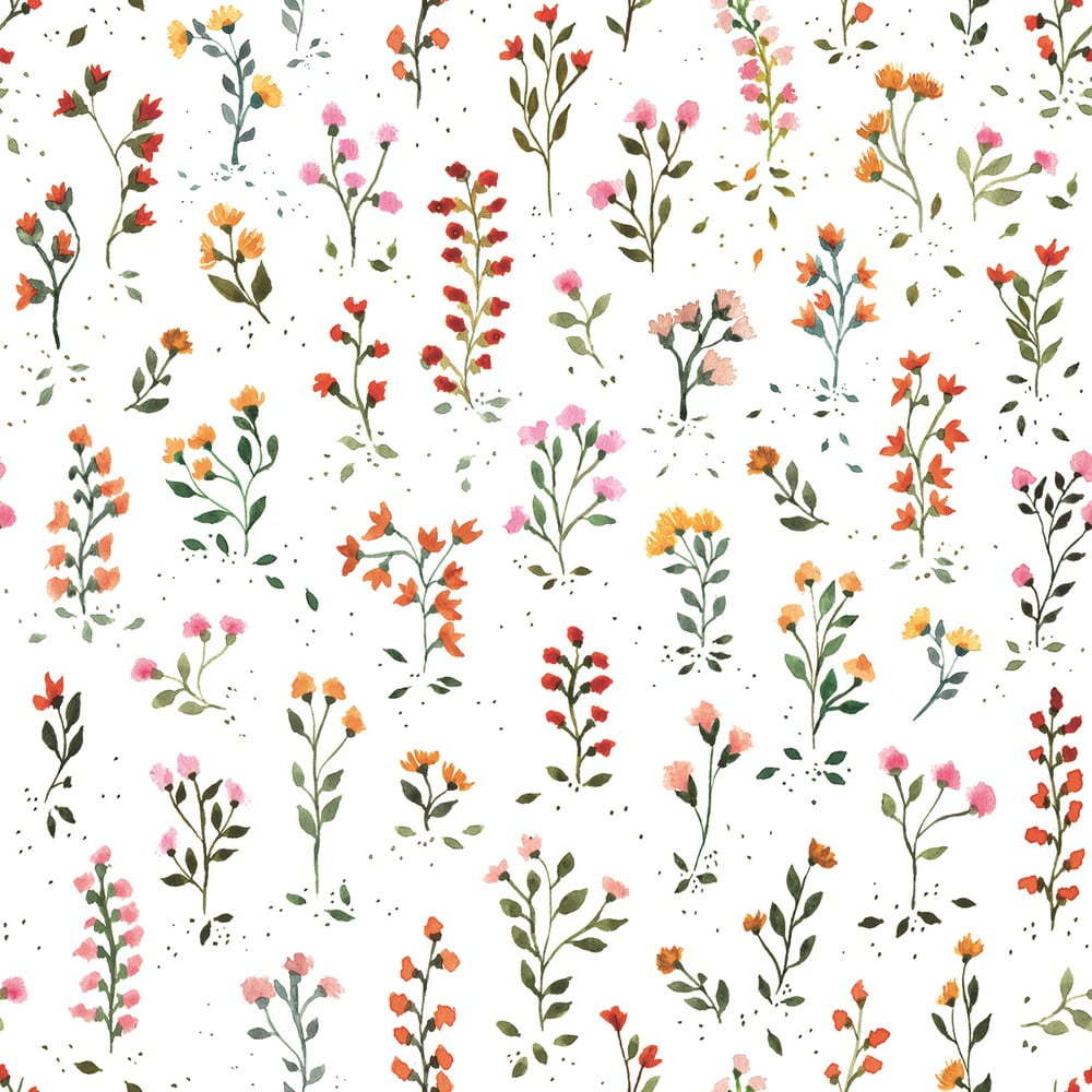 Dětská tapeta 10 m x 50 cm Bucolic Blooms – Lilipinso Lilipinso