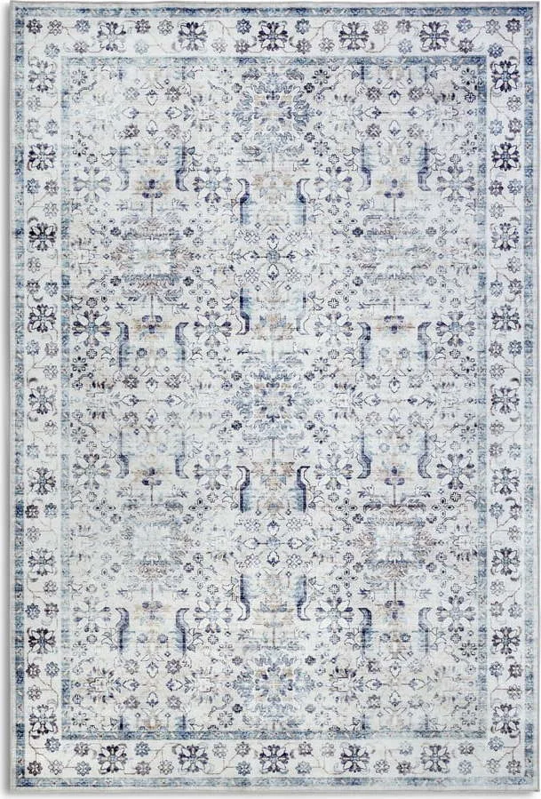 Koberec Saveh Cream Blue – Elle Decoration