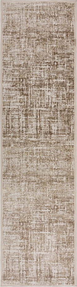 Béžový běhoun 80x300 cm Trace – Flair Rugs Flair Rugs