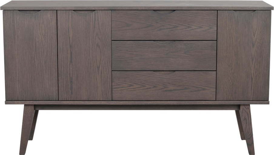 Hnědá nízká komoda v dekoru dubu 150x85 cm Filippa – Rowico Rowico