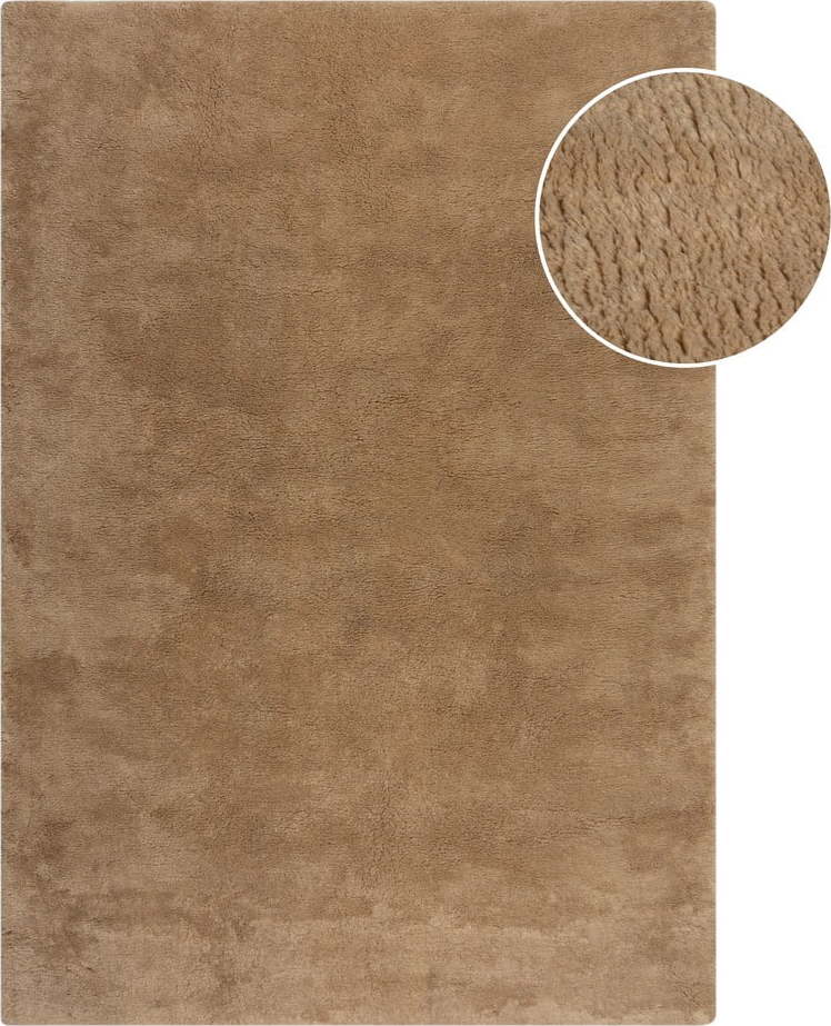Hnědá syntetická kožešina 160x230 cm Faroe Wool Look Fur – Flair Rugs Flair Rugs