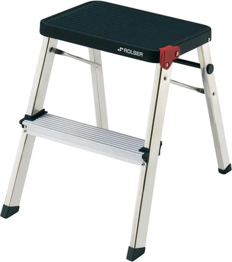 Kovové schůdky 47 cm M2 ALU Taburete – Rolser