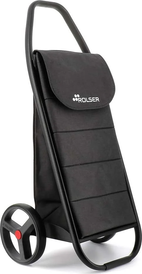 Nákupní taška na kolečkách 53 l Com Tweed Polar Black Tube – Rolser