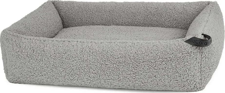 Šedý pelíšek pro psa z materiálu bouclé 71x91 cm Senso Pebble M – MiaCara
