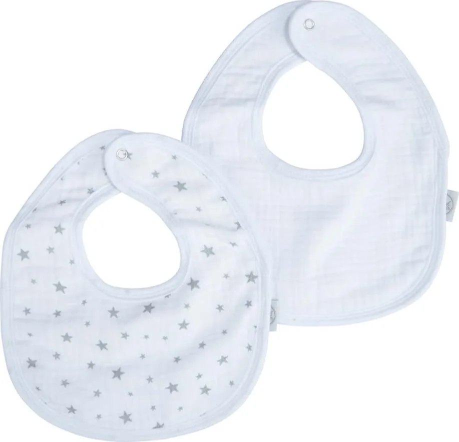 Mušelínové bryndáky v sadě 2 ks – Bébé Douceur