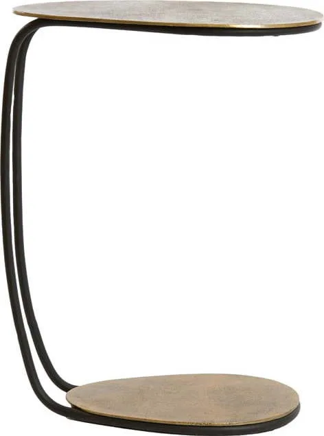 Kovový odkládací stolek 27x43 cm Marsh – Light & Living