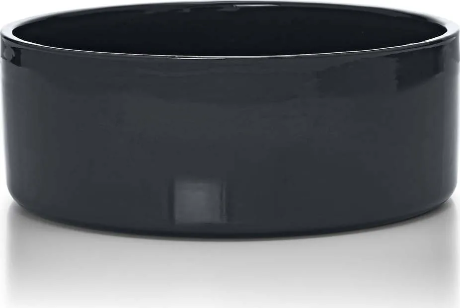 Porcelánová miska pro psa ø 16 cm Scodella Graphite S/M – MiaCara