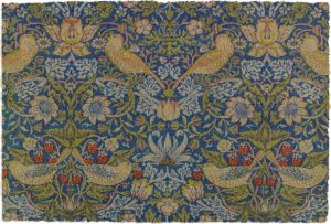 Rohožka z kokosového vlákna 40x60 cm William Morris Strawberry Thief – Artsy Doormats Artsy Doormats