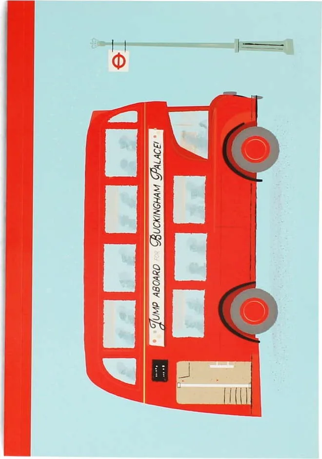 Zápisník 60 str. formát A5 Routemaster Bus – Rex London