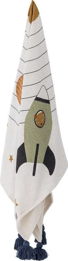 Bílá dětská deka 130x160 cm Space – Bloomingville Mini