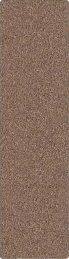 Hnědý běhoun z recyklovaných vláken 60x230 cm Velvet – Flair Rugs Flair Rugs