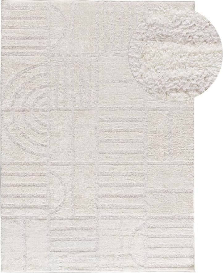 Krémový koberec 140x200 cm Blanche – Universal Universal