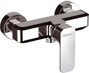 Nástěnná sprchová baterie v leskle stříbrné barvě (1 výstup) Spy – Sapho Sapho