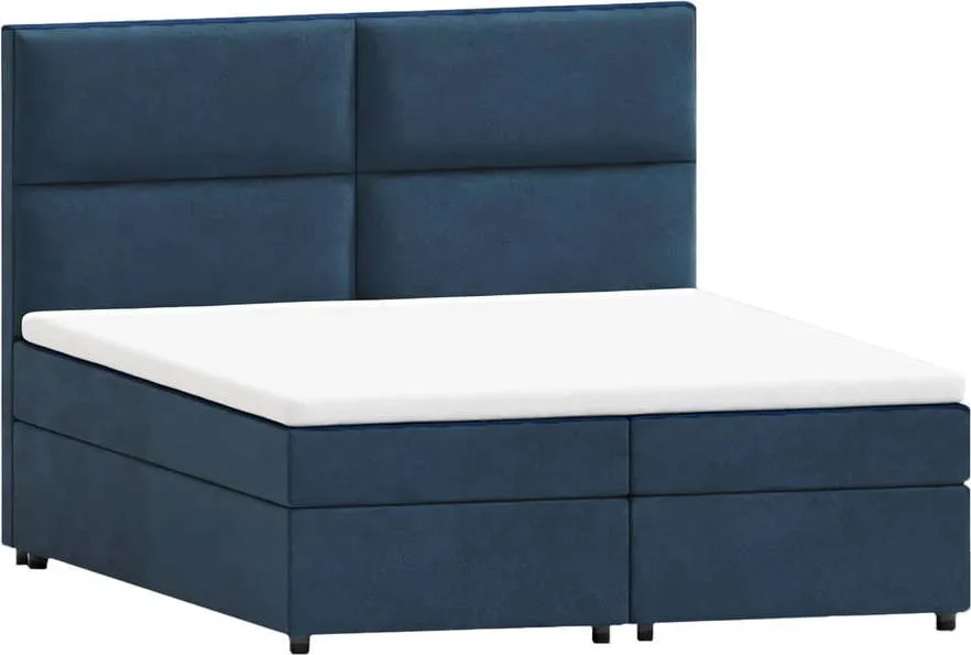 Boxspring postel s úložným prostorem Rico – Ropez