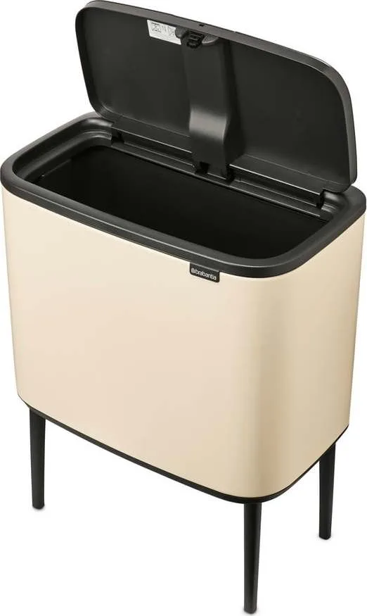 Béžový dotykový ocelový odpadkový koš 36 l Bo Touch Bin – Brabantia
