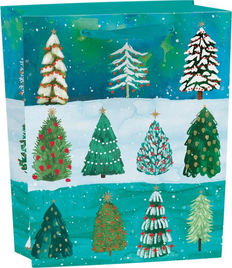 Dárková taška s vánočním motivem Wild Winter Forest – Roger la Borde