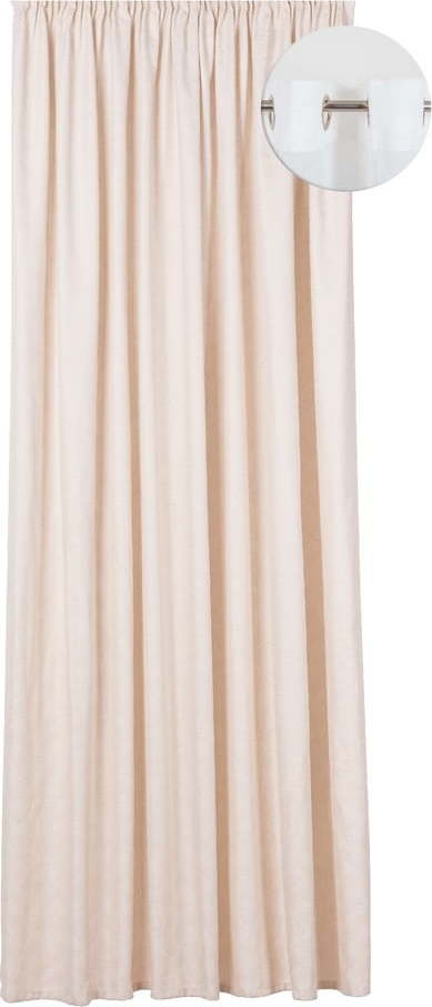 Krémový závěs z žakáru 140x245 cm Paco – Mendola Fabrics Mendola Fabrics