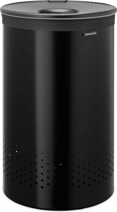 Matně černý kovový koš na prádlo 60 l – Brabantia