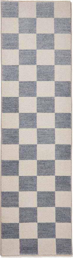 Modrý běhoun 60x230 cm Baltimore – Think Rugs Think Rugs