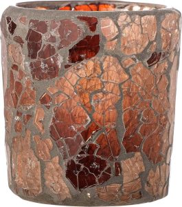 Skleněn&yacute; sv&iacute;cen na čajovou sv&iacute;čku Evalyn &ndash; Bloomingville Bloomingville & Bloomingville Mini