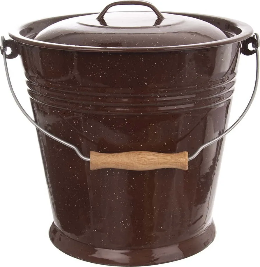 Smaltovaný kbelík 10 l Brown – Orion