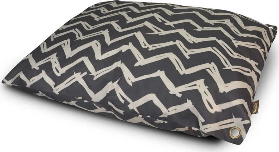Černý pelíšek pro psa 90x120 cm Outdoor Bed Barn Raven Black L – P.L.A.Y.