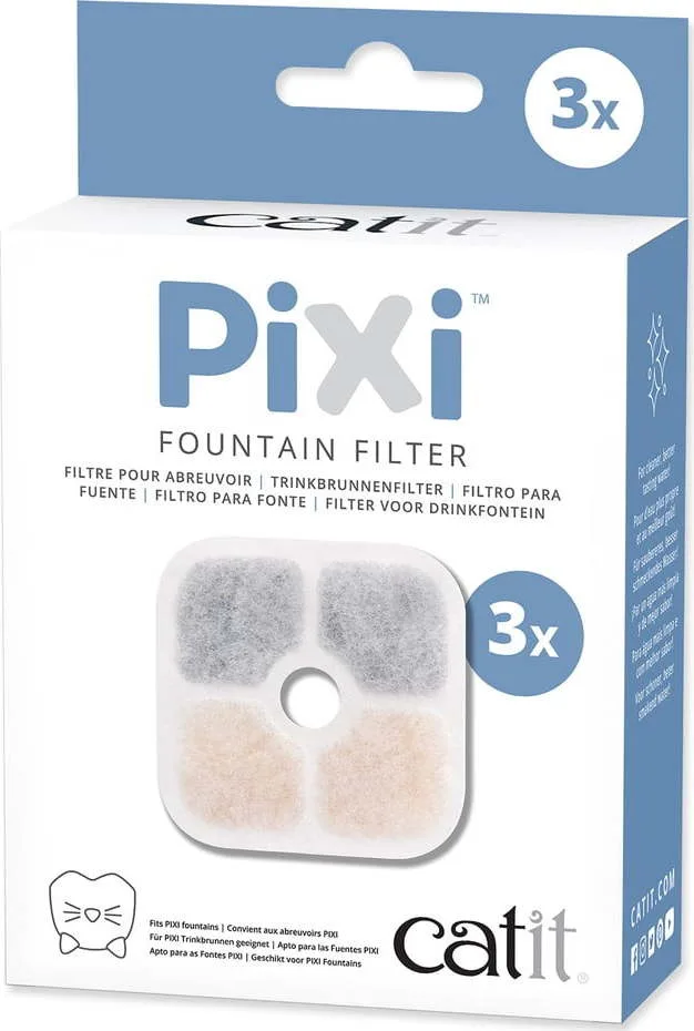 Filtry do vodní fontány pro kočku v sadě 3 ks Catit Pixi – Plaček Pet Products