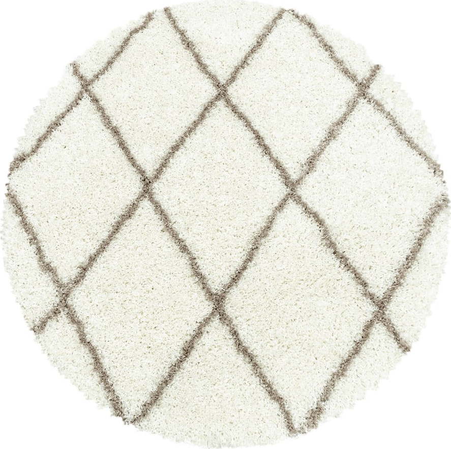 Krémový kulatý koberec ø 80 cm Alvor – Ayyildiz Carpets Ayyildiz Carpets
