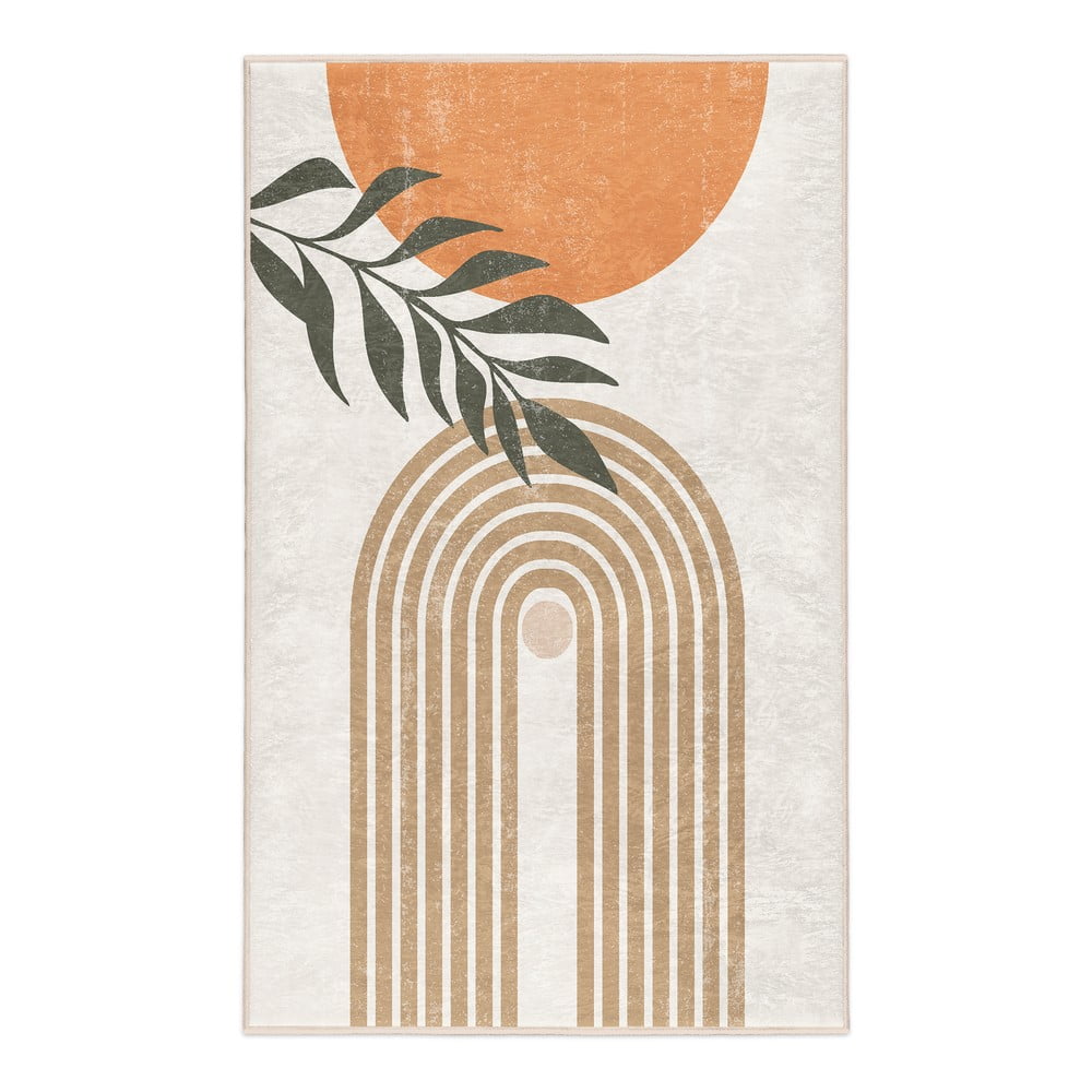 Krémový pratelný koberec 120x180 cm Dot Arch – Mila Home Mila Home