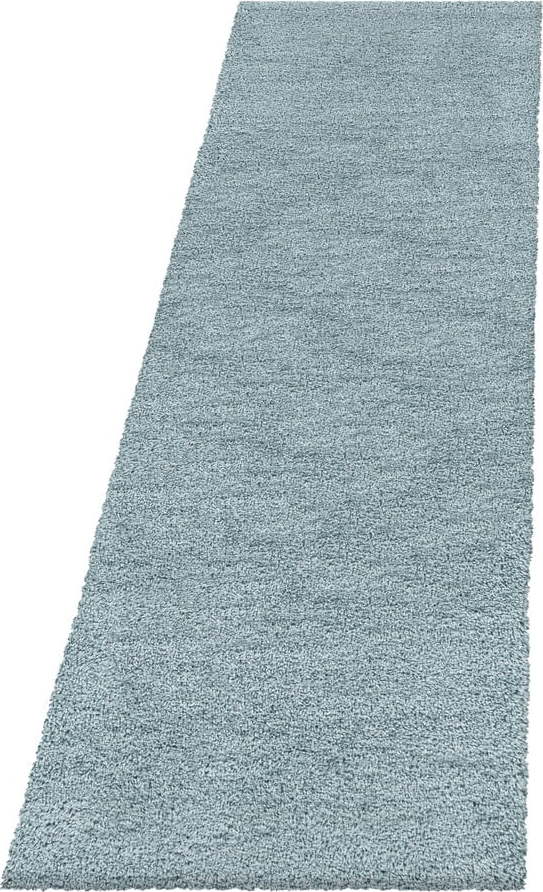 Modrý běhoun 80x250 cm Fluffy – Ayyildiz Carpets Ayyildiz Carpets