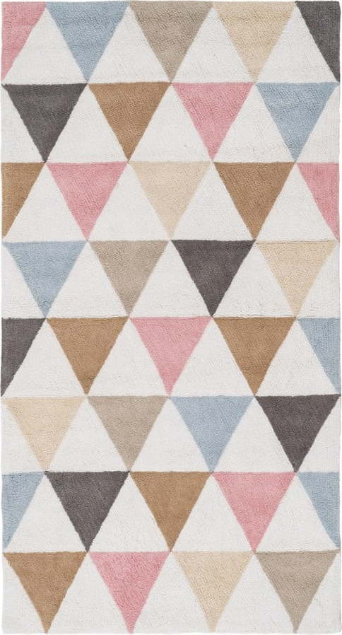Pratelný bavlněný běhoun 90x175 cm Geometric – Ixia Ixia