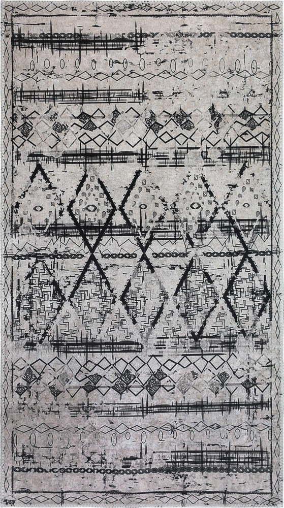 Šedý pratelný běhoun 80x200 cm Vintage Orient – Vitaus Vitaus