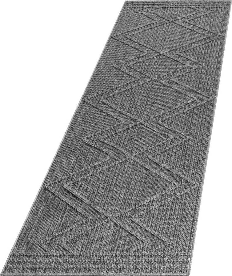 Šedý venkovní běhoun 80x250 cm Patara – Ayyildiz Carpets Ayyildiz Carpets