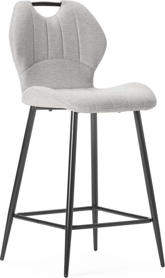 Světle šedé barové židle v sadě 2 ks (výška sedáku 65 cm) Muli – Marckeric Marckeric