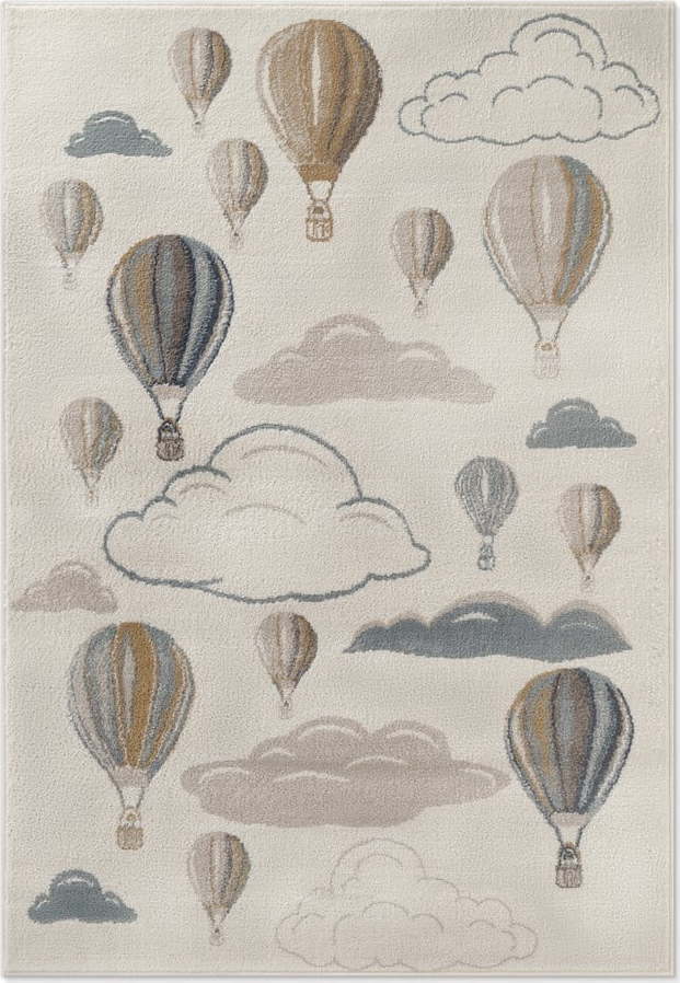 Krémový dětský koberec 120x170 cm Hot Air Balloon – Hanse Home Hanse Home