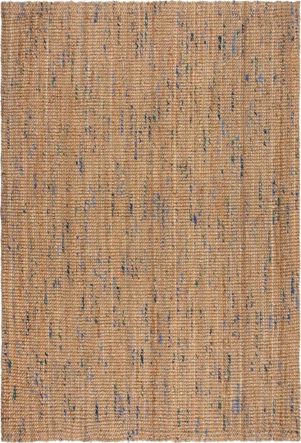 Ručně tkaný jutový koberec v modro-přírodní barvě 120x170 cm Jute Boucle Blue – Flair Rugs Flair Rugs