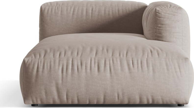 Béžový modul pohovky (pravý roh) Martina – Micadoni Home Micadoni