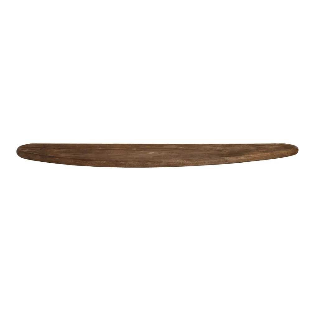 Hnědá police z mangového dřeva 100 cm Ginosu – Light & Living